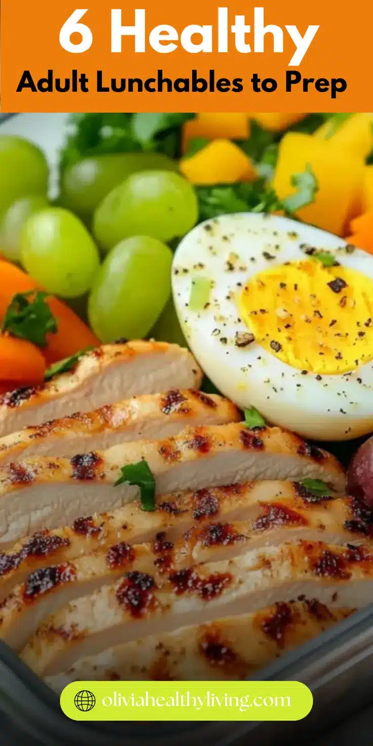 6 Easy & Healthy Adult Lunchables for Meal Prep