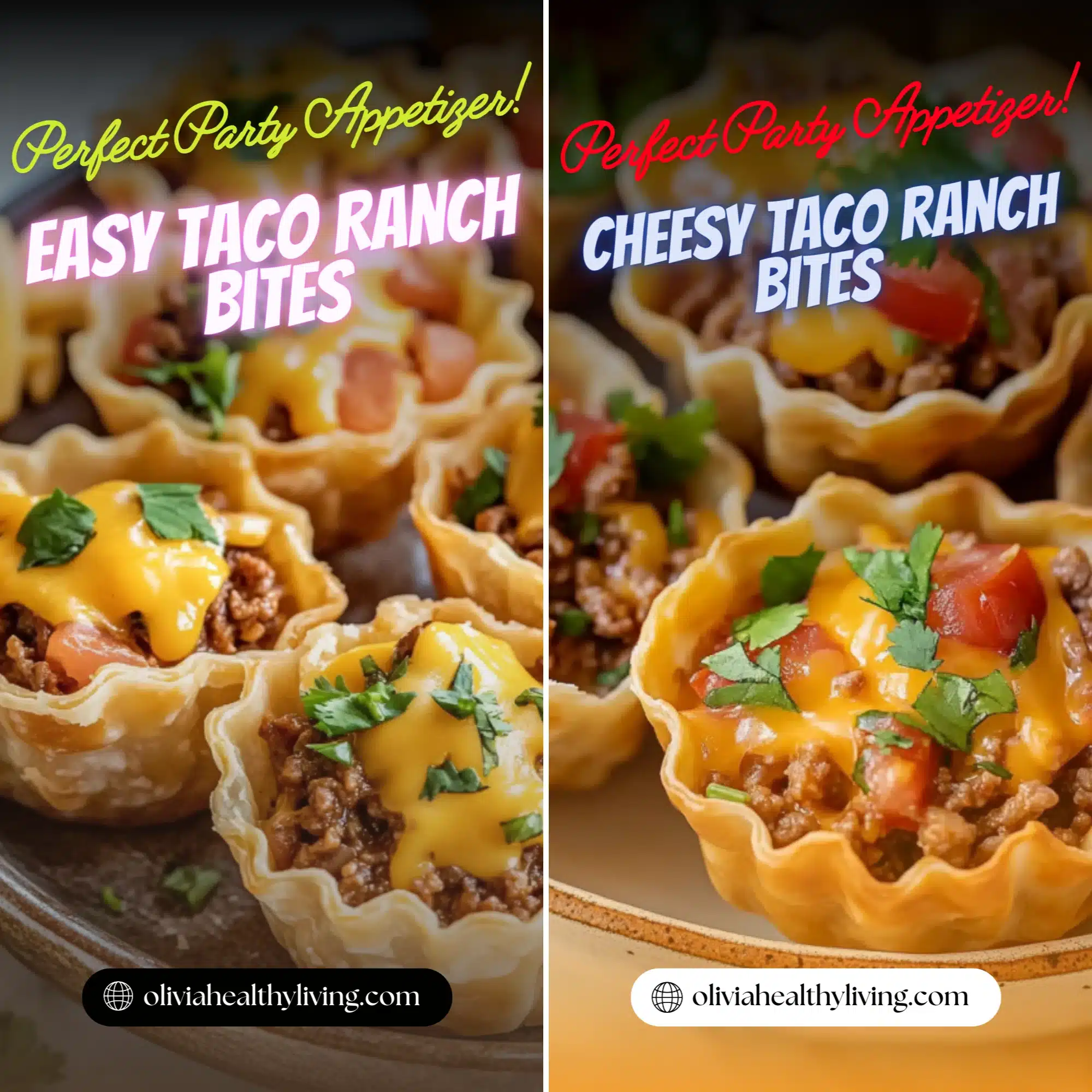 Cheesy Taco Ranch Bites – Quick & Tasty Snack! pinterest images