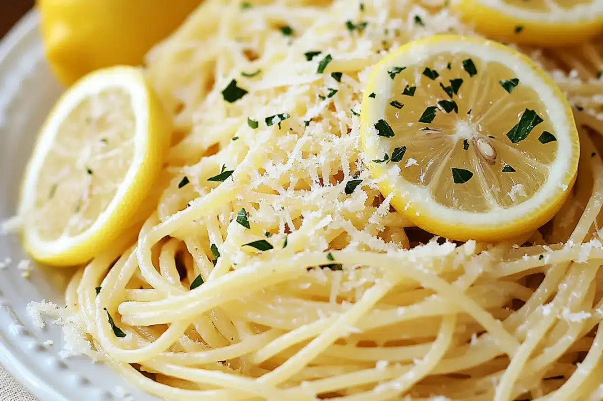 Vegan Pasta al Limone recipe