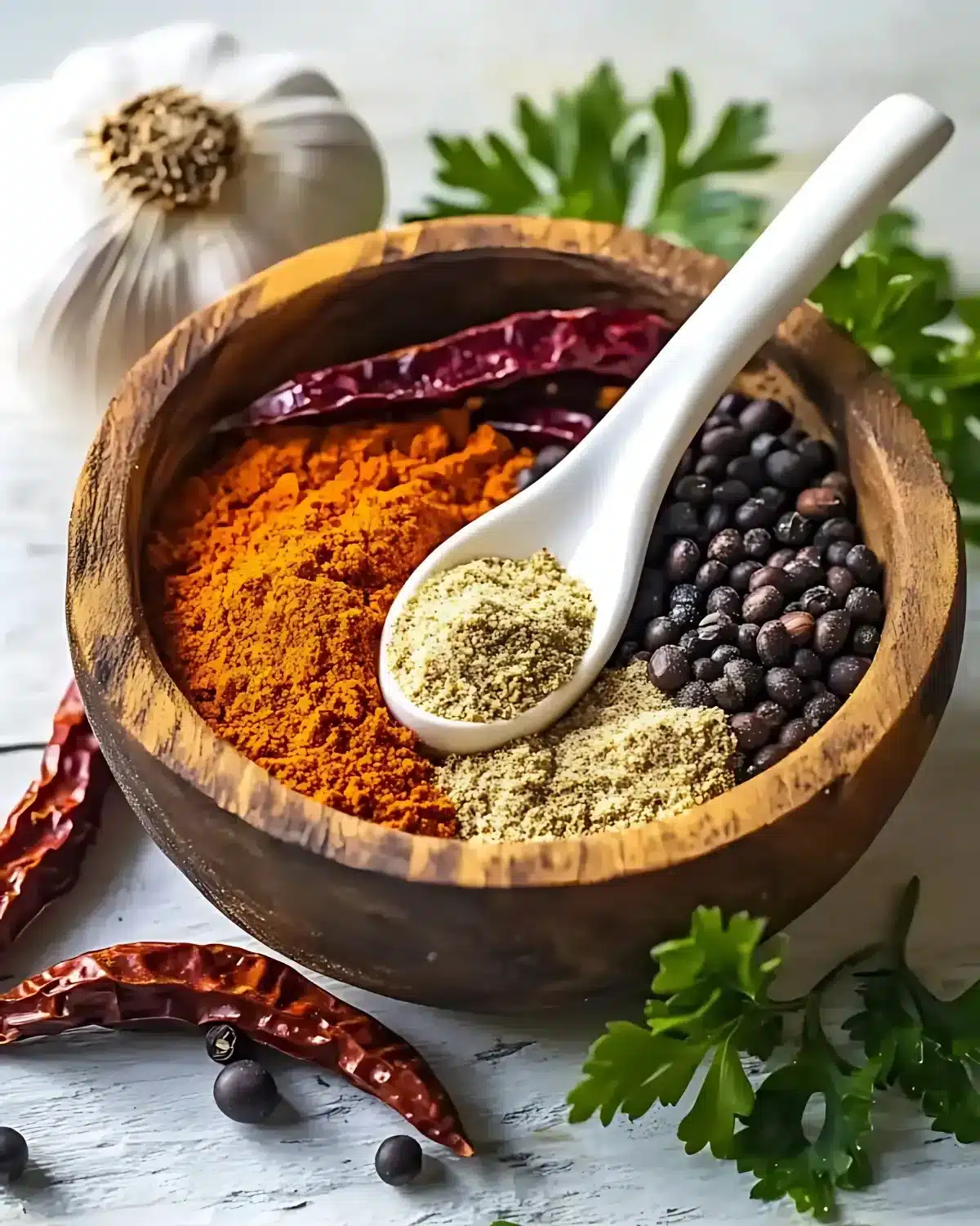 Spices for homemade chili seasoning mix