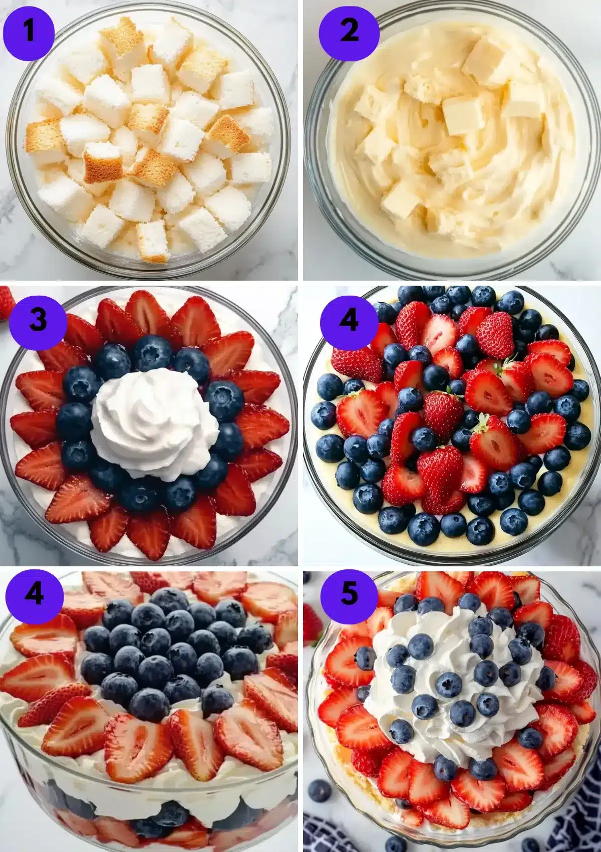 How to Make 4th of July Trifle - Step by Step Instructions