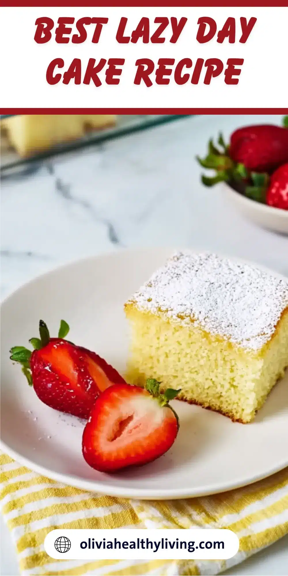 Best Lazy Day Cake Recipe – Pinterest Pin