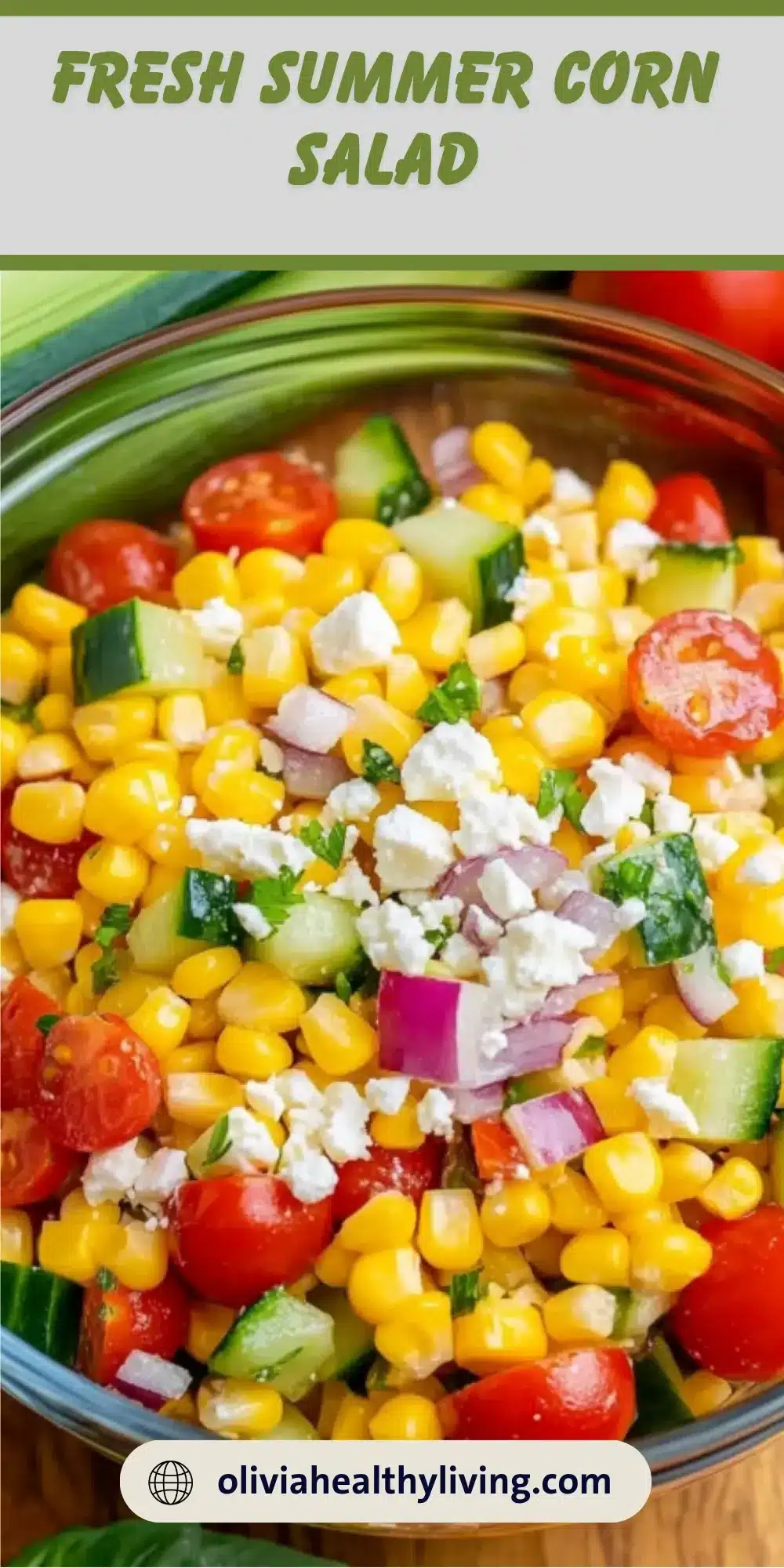 Fresh Summer Corn Salad Recipe - Easy 10 Minute Side Dish